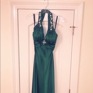 Formal emerald green dress